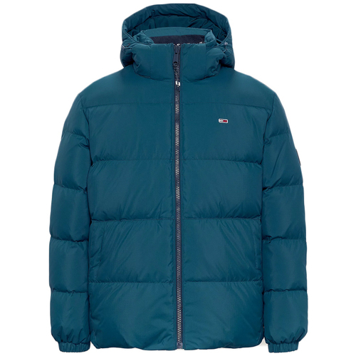 Υφασμάτινα Άνδρας Μπουφάν Tommy Hilfiger TOMMY JEANS ESSENTIAL DOWN JACKET MEN ΠΡΑΣΙΝΟ