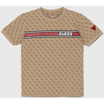 Υφασμάτινα Παιδί T-shirts & Μπλούζες Guess L4YI47 J1314 Beige