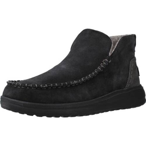 Παπούτσια Γυναίκα Μπότες HEYDUDE DENNY SUEDE Black