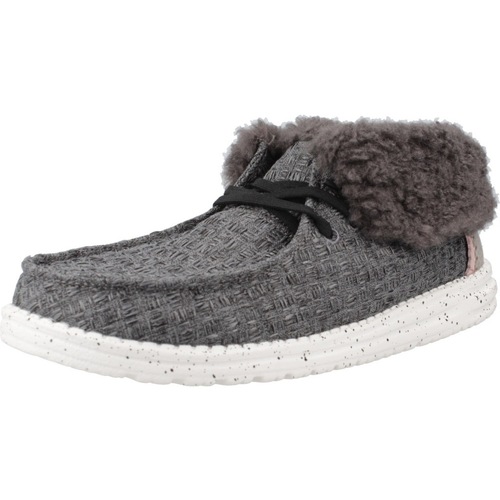 Παπούτσια Γυναίκα Derby HEYDUDE WENDY FOLD STITCH COZY Grey