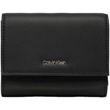 Τσάντες Γυναίκα Πορτοφόλια Calvin Klein Jeans CK MUST MD TRIFOLD W/ZIP K60K612450 Black