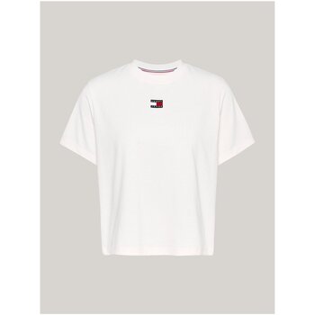 Υφασμάτινα Γυναίκα T-shirts & Μπλούζες Tommy Jeans DW0DW17391 Άσπρο