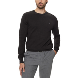 Υφασμάτινα Άνδρας Φούτερ Calvin Klein Jeans PIQUE STRUCTURE REGULAR FIT SWEATER MEN ΜΑΥΡΟ