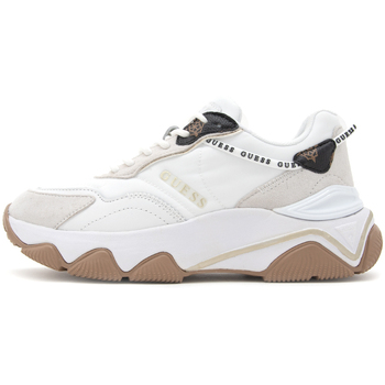 Παπούτσια Γυναίκα Sneakers Guess MICOLA SNEAKERS WOMEN ΚΑΦΕ- ΛΕΥΚΟ