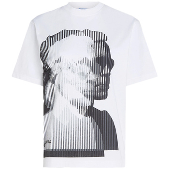 Υφασμάτινα Γυναίκα T-shirt με κοντά μανίκια Karl Lagerfeld PRINT LOGO REGULAR FIT T-SHIRT WOMEN 