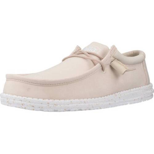 Παπούτσια Άνδρας Derby HEYDUDE WALLY SLUB CANVAS Beige