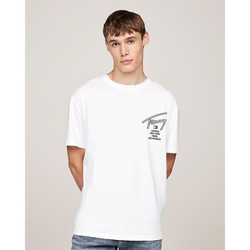 Υφασμάτινα Άνδρας T-shirt με κοντά μανίκια Tommy Hilfiger DM0DM19698 Άσπρο