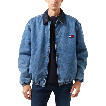 Υφασμάτινα Άνδρας Μπουφάν Tommy Hilfiger TOMMY JEANS DENIM REVERSIBLE COACH JACKET MEN ΜΠΛΕ