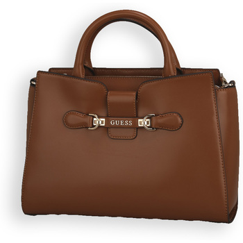 Τσάντες Γυναίκα Τσάντες Guess COG NOLANA SATCHEL Brown