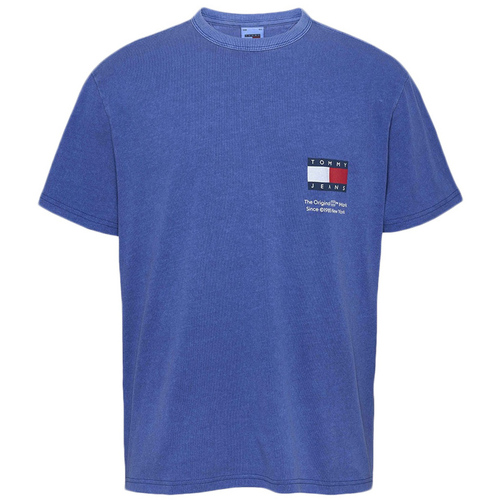 Υφασμάτινα Άνδρας T-shirt με κοντά μανίκια Tommy Hilfiger TOMMY JEANS FUN NOVELTY REGULAR FIT T-SHIRT MEN ΚΟΚΚΙΝΟ- ΛΕΥΚΟ- ΜΠΛΕ