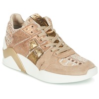 Παπούτσια Γυναίκα Ψηλά Sneakers Serafini CHICAGO Beige / Gold