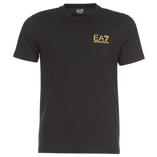 Υφασμάτινα Άνδρας T-shirt με κοντά μανίκια Emporio Armani EA7 JAZKY Black / Gold