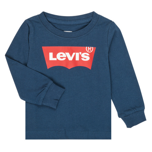 Ruhák Gyerek Pulóverek Levi's BATWING TEE LS Tengerész