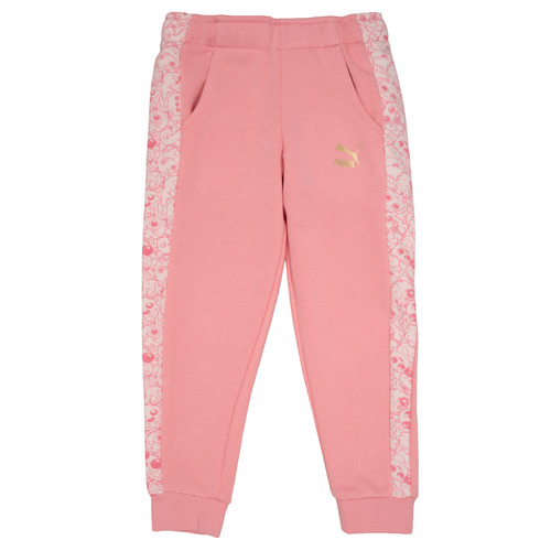 Ruhák Lány Futónadrágok / Melegítők Puma MONSTER SWEAT PANT GIRL Rózsaszín