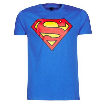 Ruhák Férfi Rövid ujjú pólók Yurban SUPERMAN LOGO CLASSIC Kék