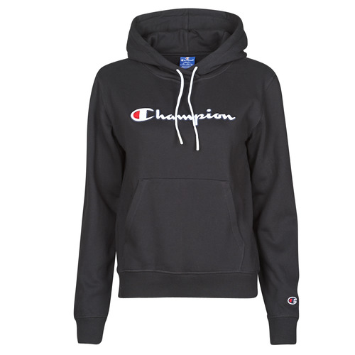 Ruhák Női Pulóverek Champion HEAVY COMBED COTTON FLEECE Fekete 