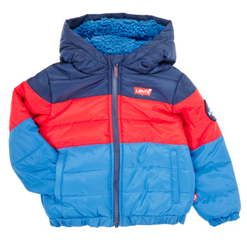 Ruhák Fiú Steppelt kabátok Levi's COLOR BLOCK PUFFER  Sokszínű