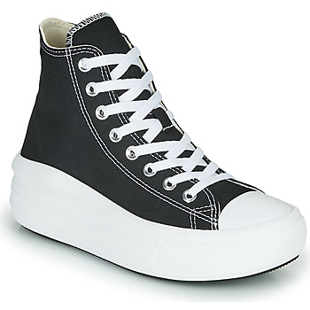 Cipők Női Magas szárú edzőcipők Converse Chuck Taylor All Star Move Canvas Color Hi Fekete 