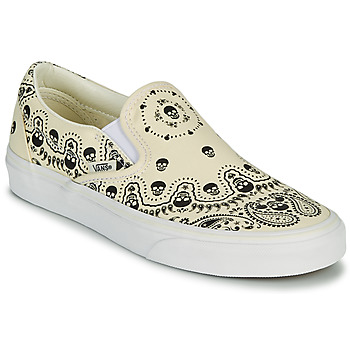 Cipők Belebújós cipők Vans Classic Slip-On Bézs / Fekete 