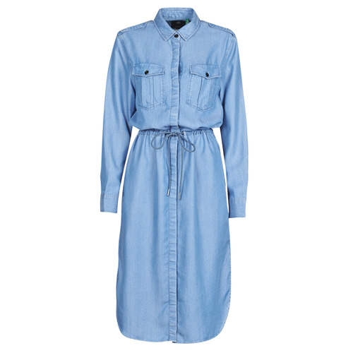 Ruhák Női Hosszú ruhák G-Star Raw Rovic maxi shirt dress ls Lt / Idős