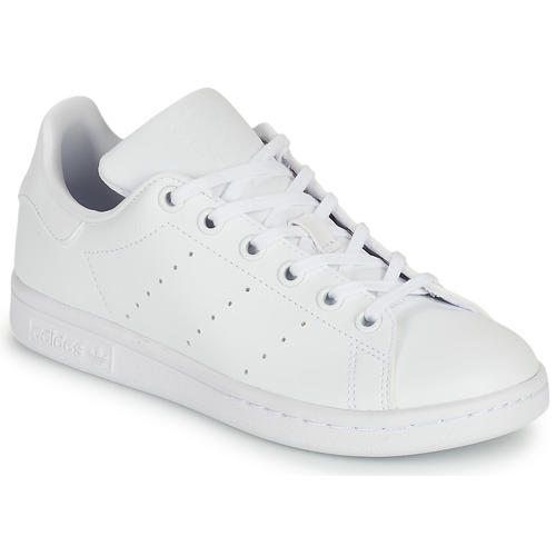 Cipők Gyerek Rövid szárú edzőcipők adidas Originals STAN SMITH J Fehér