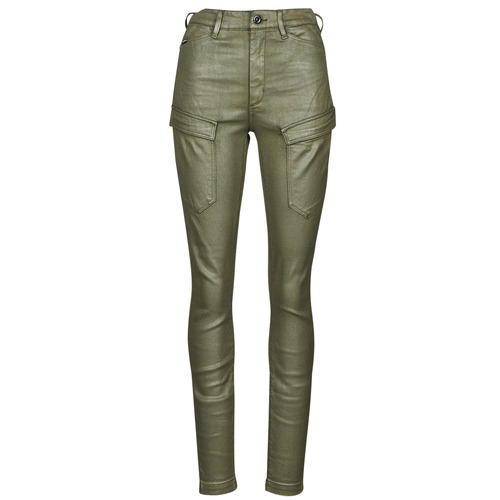 Ruhák Női Oldalzsebes nadrágok G-Star Raw HIGH G-SHAPE CARGO SKINNY PANT WMN Keki