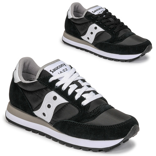 Cipők Rövid szárú edzőcipők Saucony JAZZ ORIGINAL Fekete  / Fehér