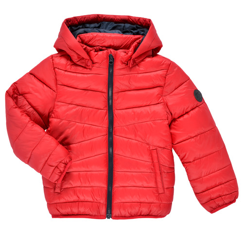 Ruhák Fiú Steppelt kabátok Name it NMMMOBI JACKET Piros