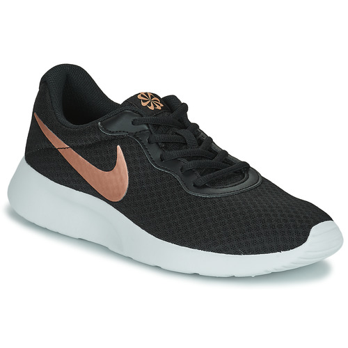 Cipők Női Rövid szárú edzőcipők Nike WMNS NIKE TANJUN Fekete  / Bronz