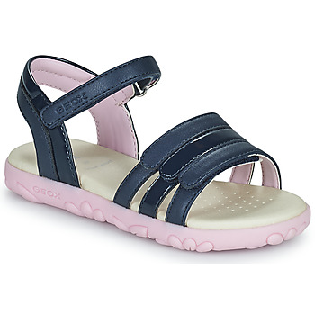 Cipők Lány Szandálok / Saruk Geox J SANDAL HAITI GIRL Tengerész