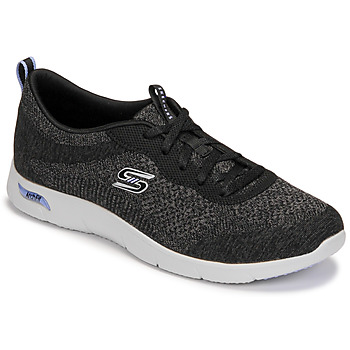 Cipők Női Rövid szárú edzőcipők Skechers ARCH FIT REFINE Fekete 