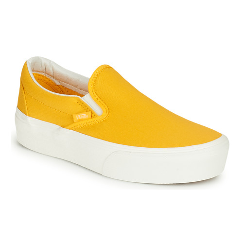 Cipők Női Belebújós cipők Vans Classic Slip-On Platform Citromsárga