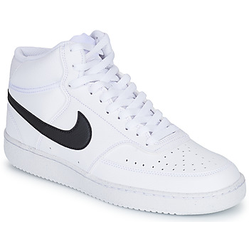 Cipők Férfi Magas szárú edzőcipők Nike Nike Court Vision Mid Next Nature Fehér / Fekete 