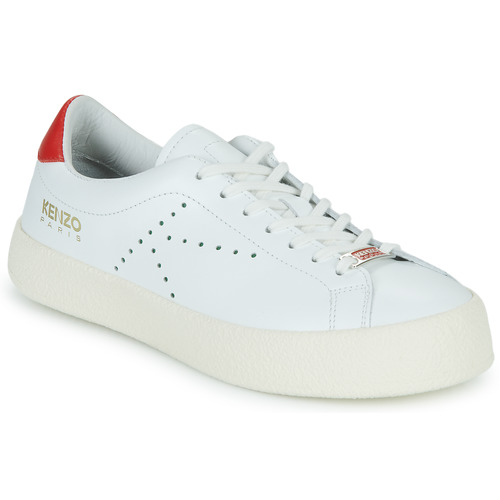 Cipők Női Rövid szárú edzőcipők Kenzo KENZOSWING LOW TOP SNEAKERS Fehér