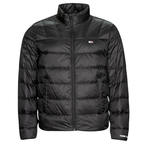 Tommy Jeans TJM ESSENTIAL LIGHT DOWN JACKET Fekete 