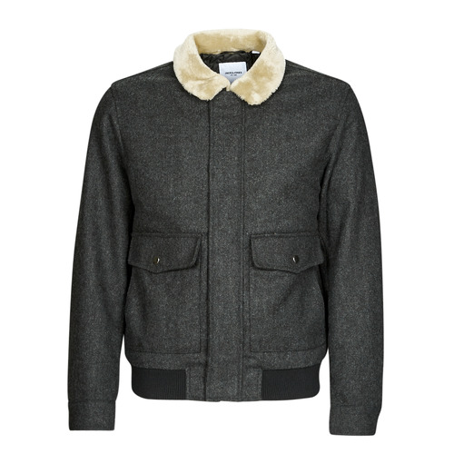 Ruhák Férfi Dzsekik Jack & Jones JJTOM WOOL BOMBER Szürke