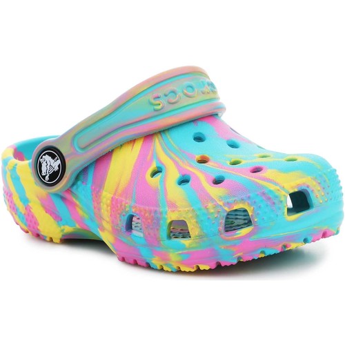 Cipők Gyerek Szandálok / Saruk Crocs Classic Marbled Kids Clog T 206838-4SM Sokszínű