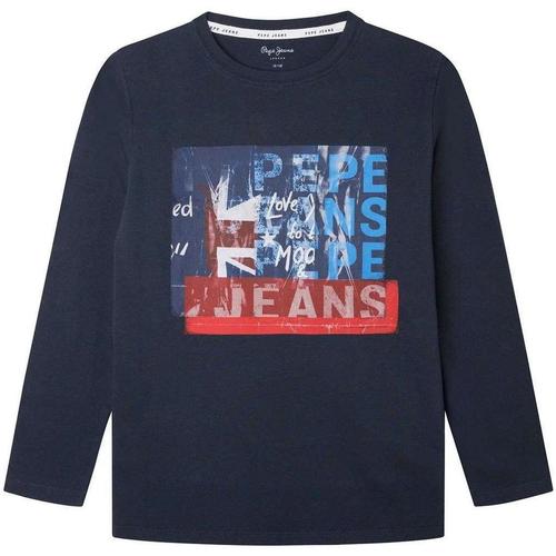 Ruhák Fiú Rövid ujjú pólók Pepe jeans  Kék