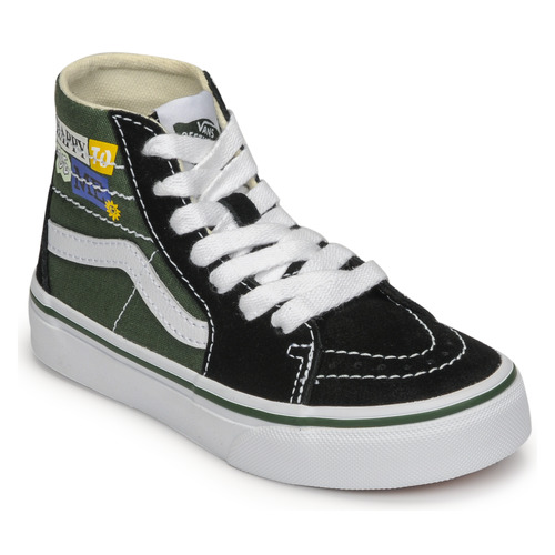 Cipők Gyerek Magas szárú edzőcipők Vans UY SK8-HI TAPERED VR3 Fekete  / Keki