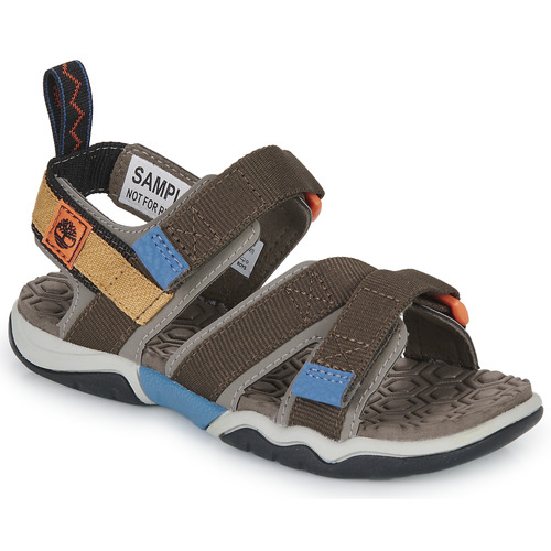 Cipők Fiú Szandálok / Saruk Timberland ADVENTURE SEEKER SANDAL Barna / Bézs / Kék