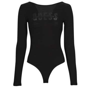 Fehérnemű Női Bodyk Guess LS ESTER BODYSUIT Fekete 