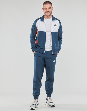 Ruhák Férfi Melegítő együttesek Puma WOVEN TRACKSUIT Tengerész / Fehér