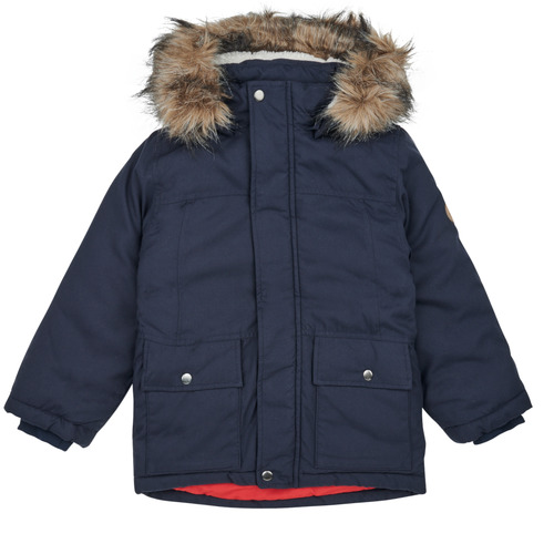 Ruhák Fiú Parka kabátok Name it NKMMARLIN PARKA JACKET PB SOUTH Tengerész