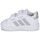 Cipők Lány Rövid szárú edzőcipők Adidas Sportswear GRAND COURT 2.0 CF Fehér / Ezüst