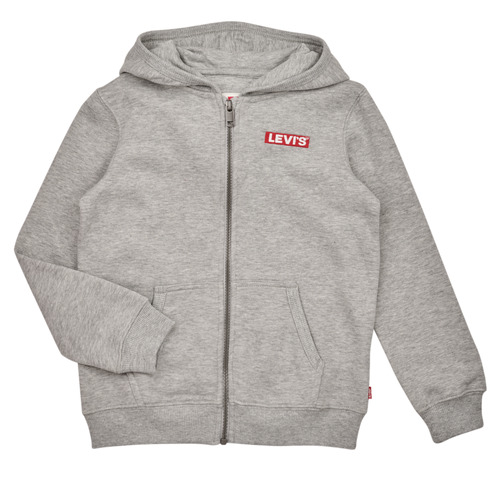 Ruhák Fiú Pulóverek Levi's LVN BOXTAB FULL ZIP HOODIE Szürke