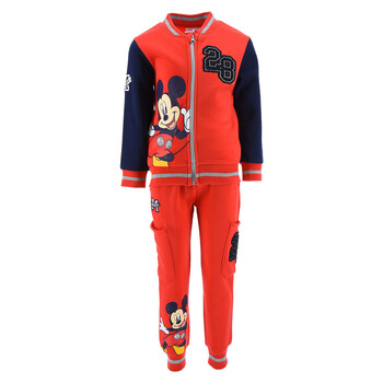 Ruhák Fiú Melegítő együttesek TEAM HEROES  ENSEMBLE JOGGING MICKEY MOUSE Piros