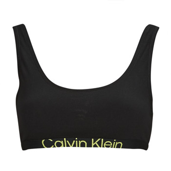 Fehérnemű Női Sport melltartók Calvin Klein Jeans UNLINED BRALETTE Fekete 