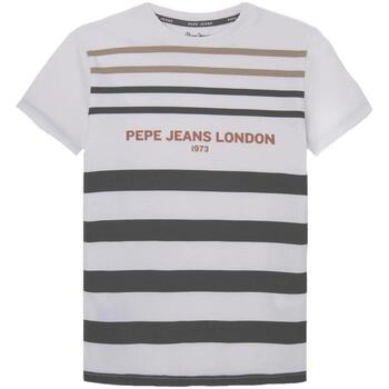 Ruhák Fiú Rövid ujjú pólók Pepe jeans  Fehér