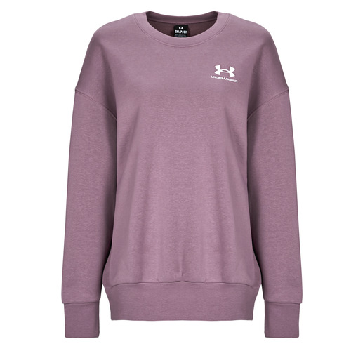 Ruhák Női Pulóverek Under Armour Essential Flc OS Crew Lila