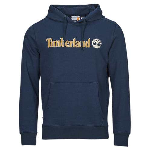 Ruhák Férfi Pulóverek Timberland Linear Logo Hoodie Tengerész